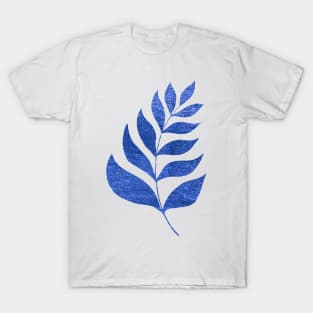 Simple branch - metallic blue T-Shirt